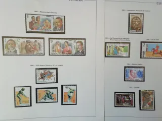 Sellos de España años 1984, 1985 y. 1986