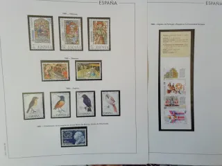 Sellos de España años 1984, 1985 y. 1986