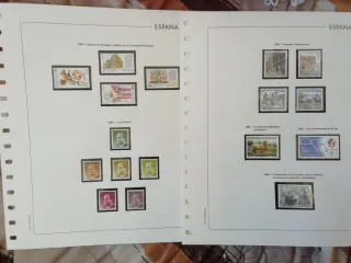 Sellos de España años 1984, 1985 y. 1986