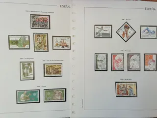 Sellos de España años 1984, 1985 y. 1986