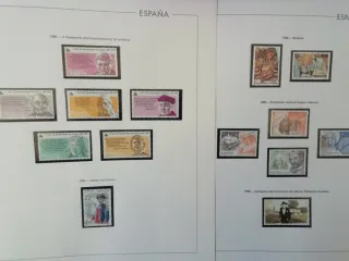Sellos de España años 1984, 1985 y. 1986