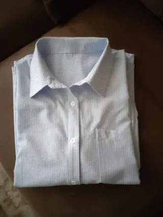 Camisa de rayas azules mujer sin estrenar