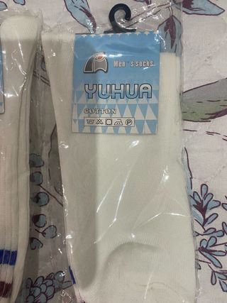 Lote 8 pares calcetines YUHUA talla 46-48.