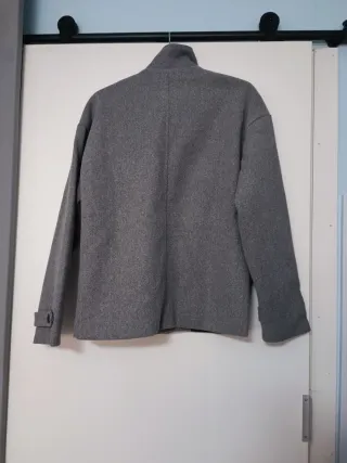 Chaqueta de paño gris para hombre