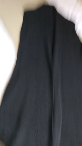 Chaleco negro punto talla única