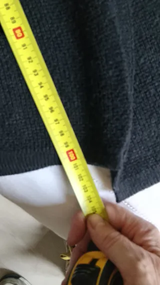 Chaleco negro punto talla única