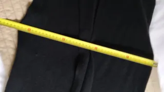 Chaleco negro punto talla única