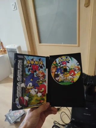 Consola Sega Saturn Negra