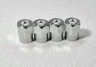 Mercedes 4 Tapones Valvula para Neumaticos Llantas