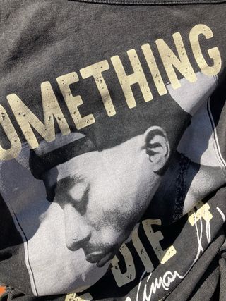 Bershka x Tupac Camiseta Gris