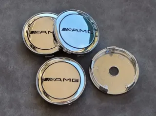 AMG Mercedes 60mm Tapabujes Centro de Llanta Rueda