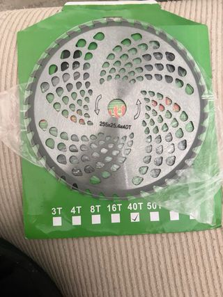 Disco Desbrozadora 255x25.4x40T