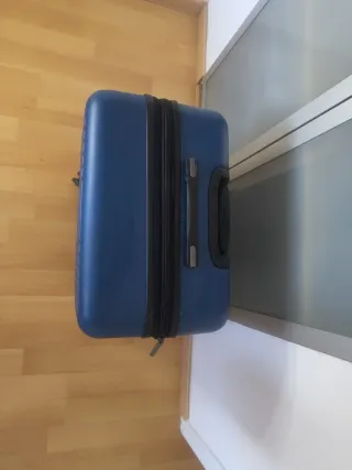 Maleta trolley grande 8 ruedas azul