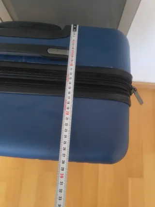 Maleta trolley grande 8 ruedas azul