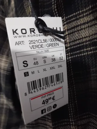 Camisa KOROSHI con capucha talla S