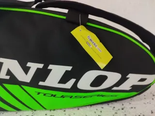 Paletero Dunlop Tour Series Negro y Verde