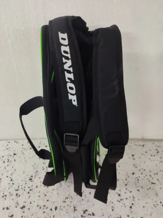 Paletero Dunlop Tour Series Negro y Verde