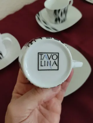 Juego de café porcelana fina.