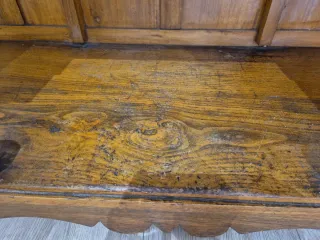 Mueble tocador antiguo de madera