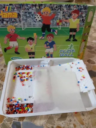 Juego Hama Beads Fútbol