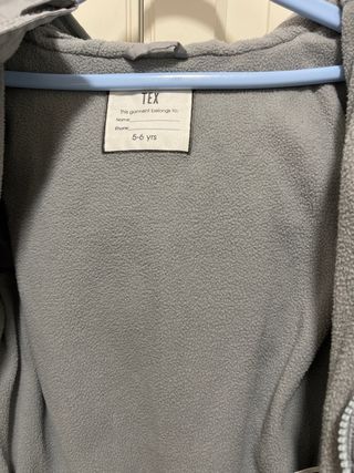 Abrigo niña 5-6 años