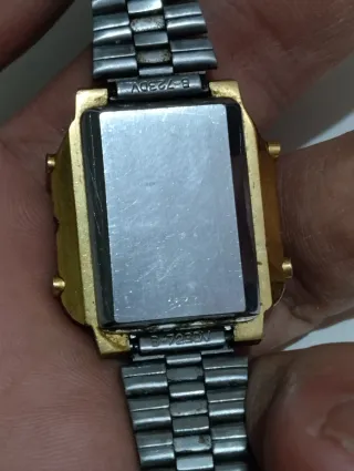 Orologio Omega Memomaster Digitale Dorato