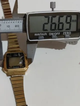 Orologio Omega Memomaster Digitale Dorato