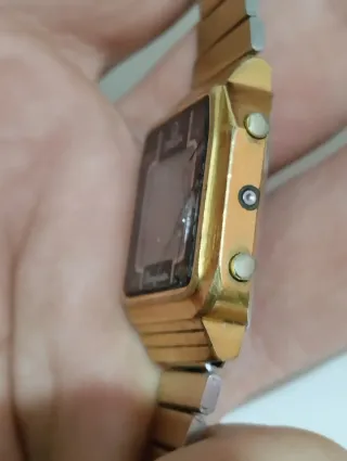 Orologio Omega Memomaster Digitale Dorato