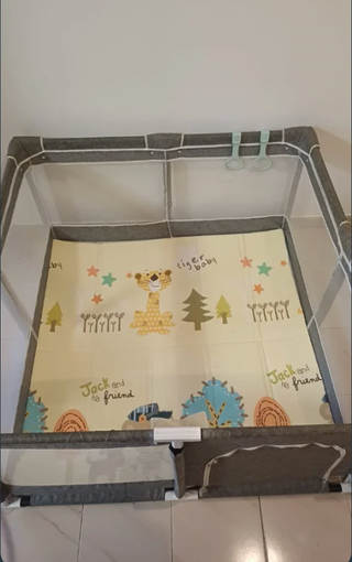 Parque infantil 130x130 + Alfombra