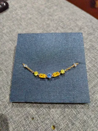 Pulsera Morellato Acero Dorado con Piedras