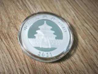 Moneda 30 Gr. Plata 999 Panda 2021 🇨🇳