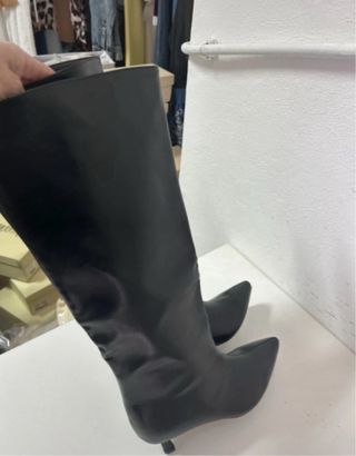 Stivali donna neri tacco basso tg 36 nuovo