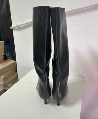 Stivali donna neri tacco basso tg 36 nuovo