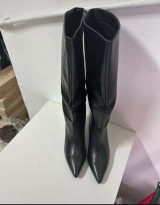 Stivali donna neri tacco basso tg 36 nuovo