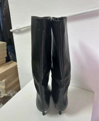 Stivali donna neri tacco basso tg 36 nuovo