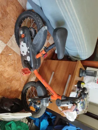 Bici infantil Btwin naranja