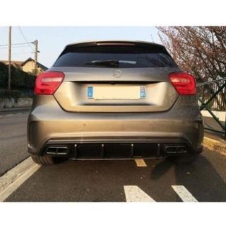 Difusor Trasero Look Carbono Mercedes Clase A W176