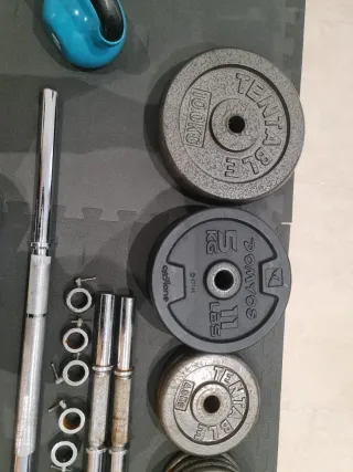 Banco de pesas Bodylab, pesas, pesa rusa