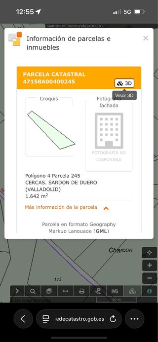 Parcelo rústica sardon de duero