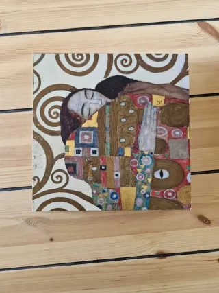 Lienzo decorativo El Beso Klimt