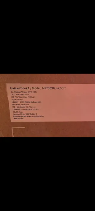 Samsung Galaxy Book4 NP750XGJ-KG5IT