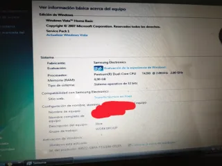 Portátil Samsung Negro