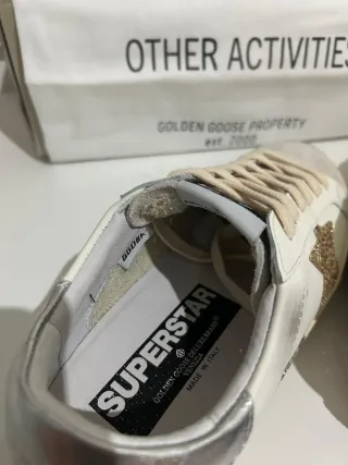 Golden Goose Super-Star Blancas y Doradas
