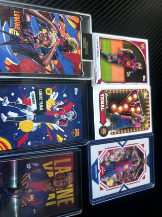Lote Cartas Lamine Yamal Topps