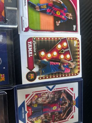 Lote Cartas Lamine Yamal Topps