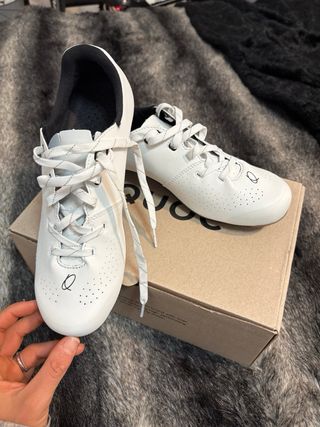 Zapatos de ciclismo blancos QUOC