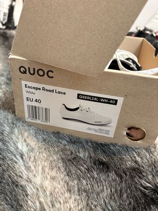 Zapatos de ciclismo blancos QUOC