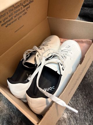 Zapatos de ciclismo blancos QUOC