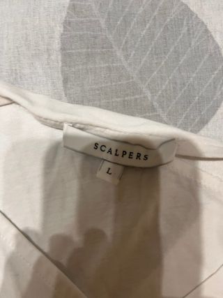 Camiseta Scalpers Blanca Talla L