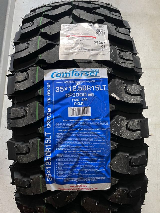 2 neumaticos Comforser CF3000 35x12.5 R15